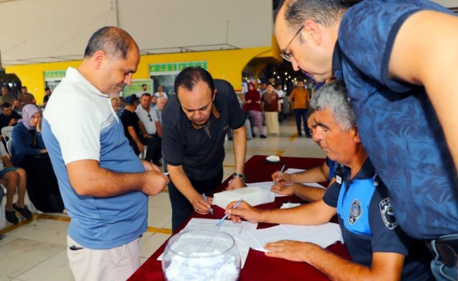 Alanya’da Cuma Pazarı için kuralar çekildi 