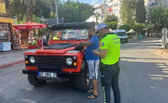 Alanya’da gündem olan safari araçlarına sıkı denetim