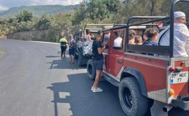 Alanya’da safari araçları denetlendi 