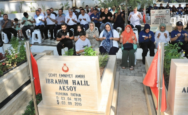 Alanya’nın şehidi kabri başında anıldı 