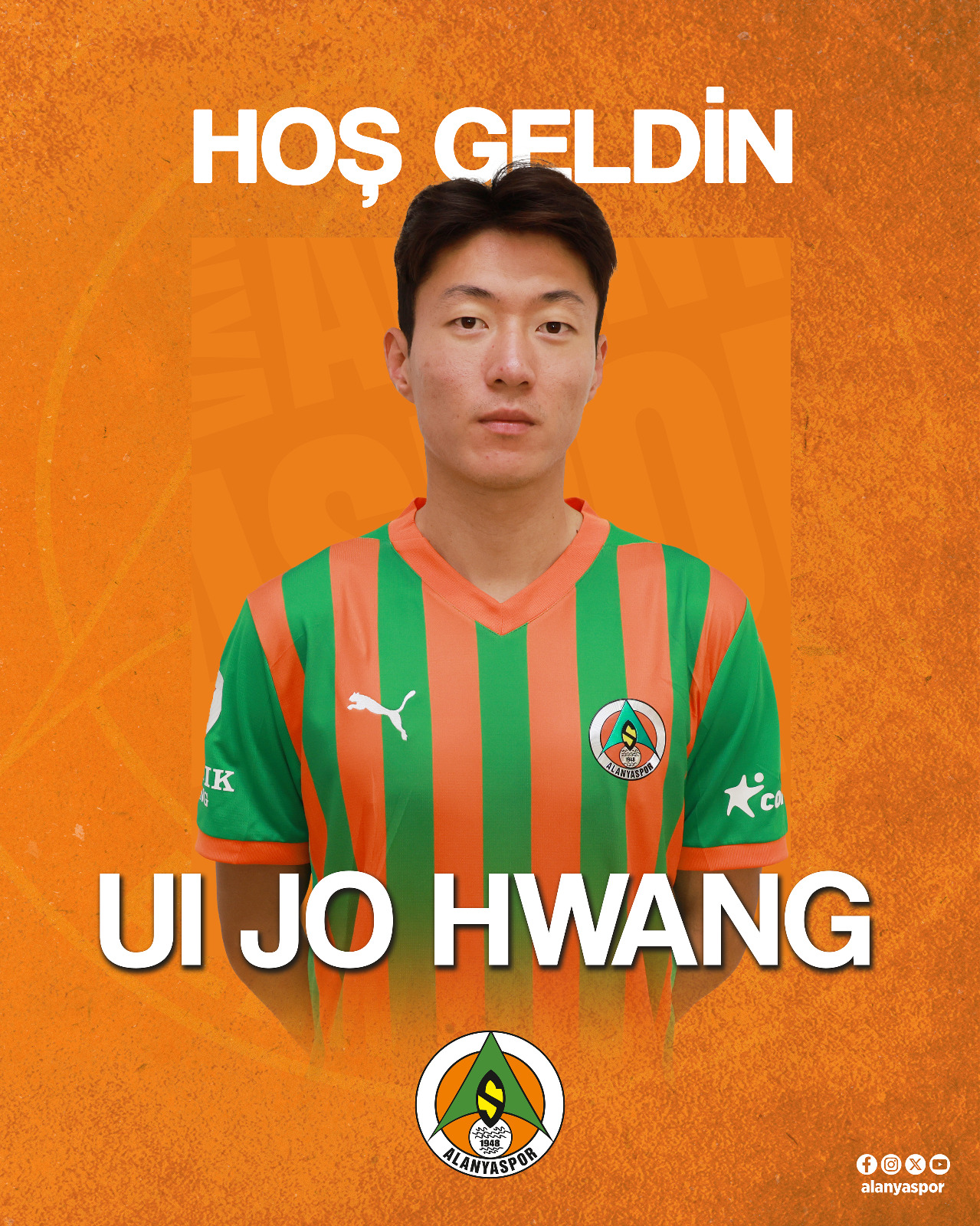 Alanyaspor Ui-Jo Hwang’ı renklerine bağladı 