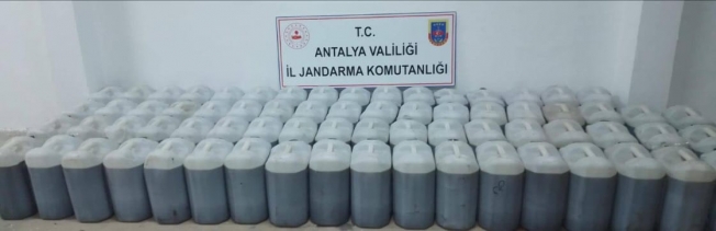 Gazipaşa’da binlerce litre sahte zeytinyağı