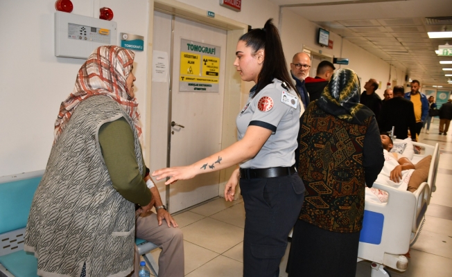 Alanya Eğitim Hastanesi'nde gerçeği aratmayan yangın tatbikatı