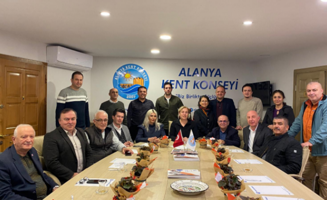 Alanya Kent Konseyi’nde şeni projeler konuşuldu