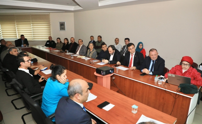 Bağımlılıkla mücadele toplantısı yapıldı