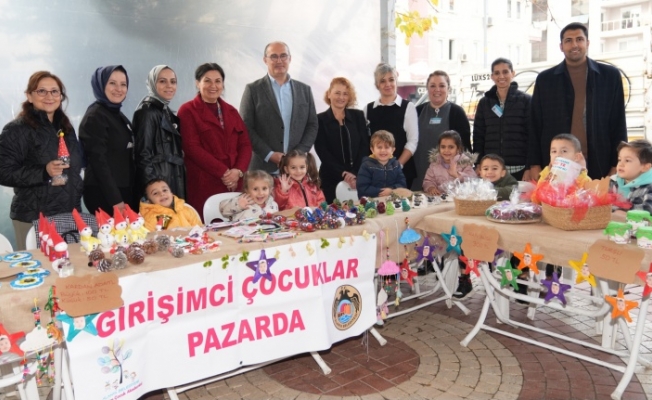 Girişimci çocuklardan SMA'lı Burçe bebeke destek