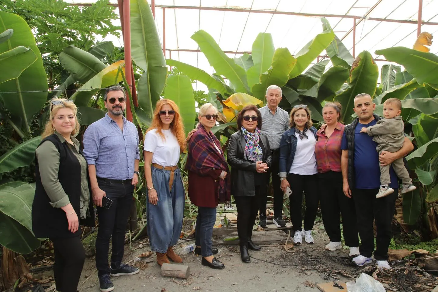 ALTSO Başkan Yardımcısı Kural, TOBB Temsilcileri ile birlikte muz serasında