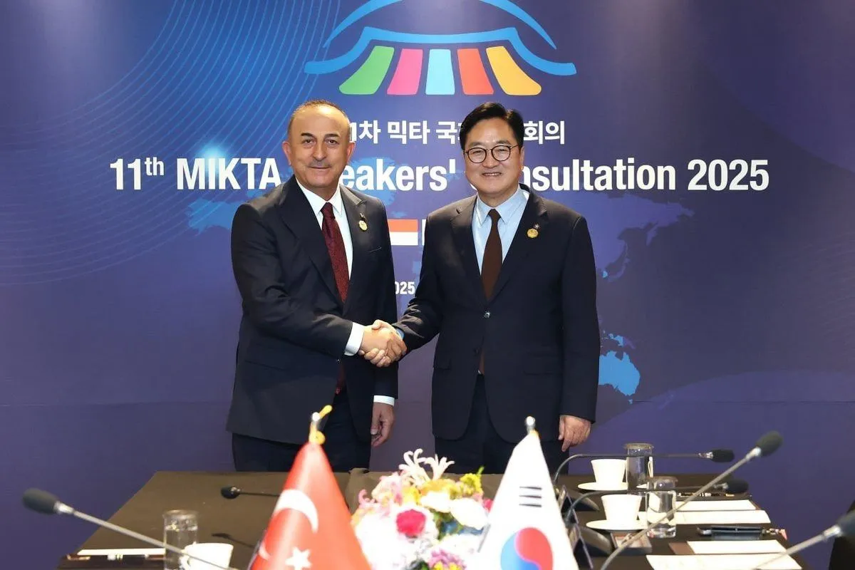 Çavuşoğlu'ndan Kore'de 'Barış' ve 'Adalet' mesajı