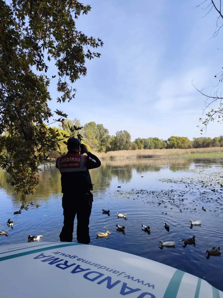 Jandarma Ekipleri Koruma Altındaki Alanların Kontrolünü Sağlıyor