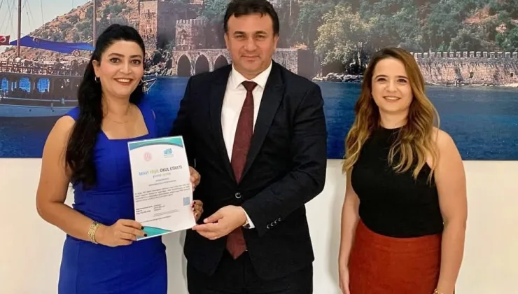 Müdür Yılmaz’dan Mavi Yeşil Okul Etiketi teşekkürü