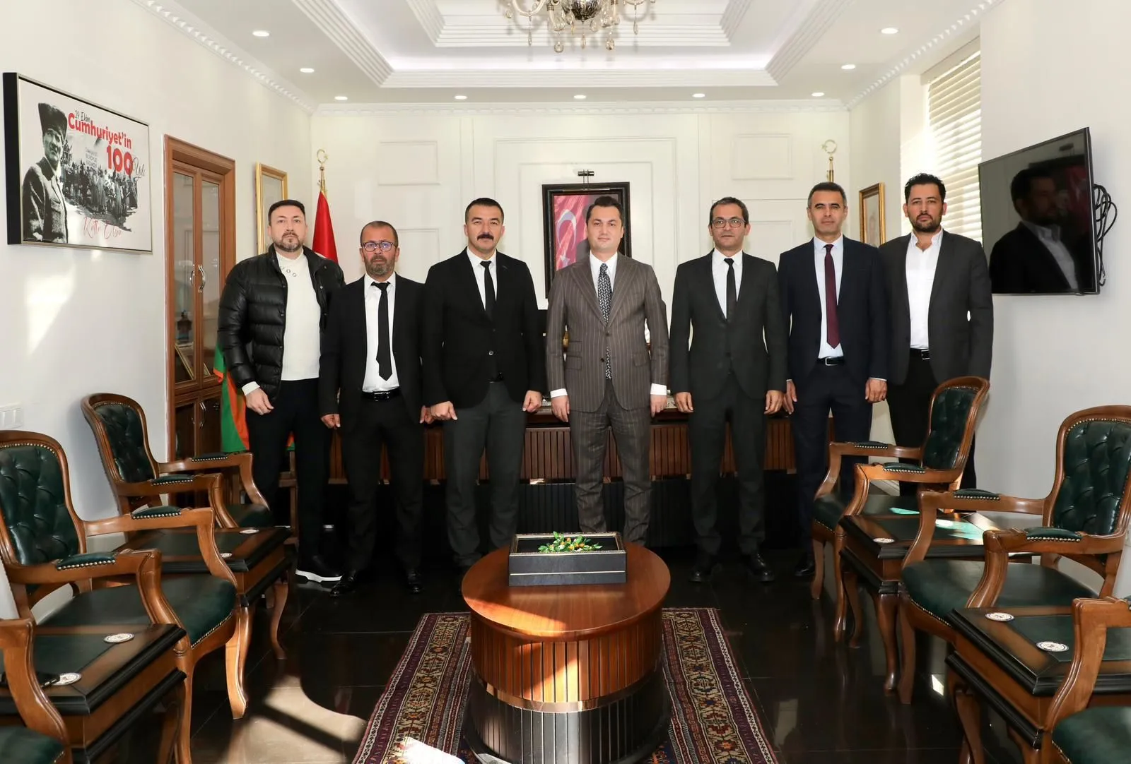 Alanya Türk Eğitim-Sen'den Kaymakam Öztürk'e Ziyaret