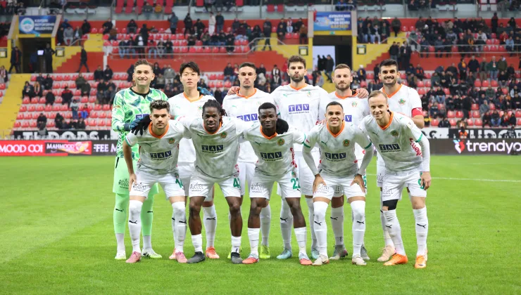 Alanyaspor Kayserispor deplasmanından bir puanla döndü