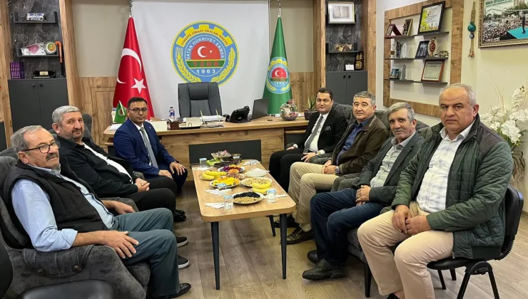 Başkan Göktepe’den Kaymakam Öztürk’e tarımsal brifing