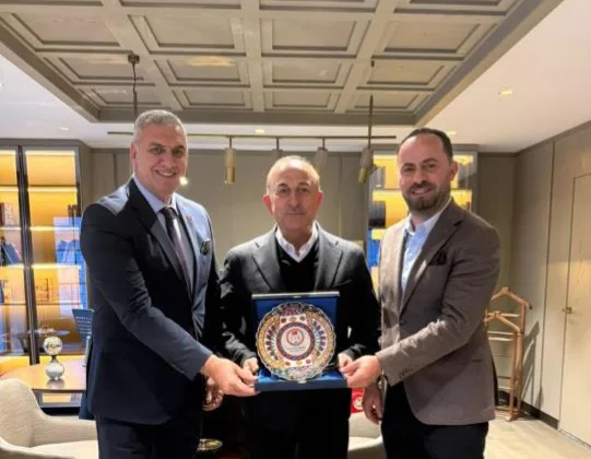 Engelli Futbolu Koordinasyon Kurulu Başkanı Vural’dan Çavuşoğlu’na ziyaret