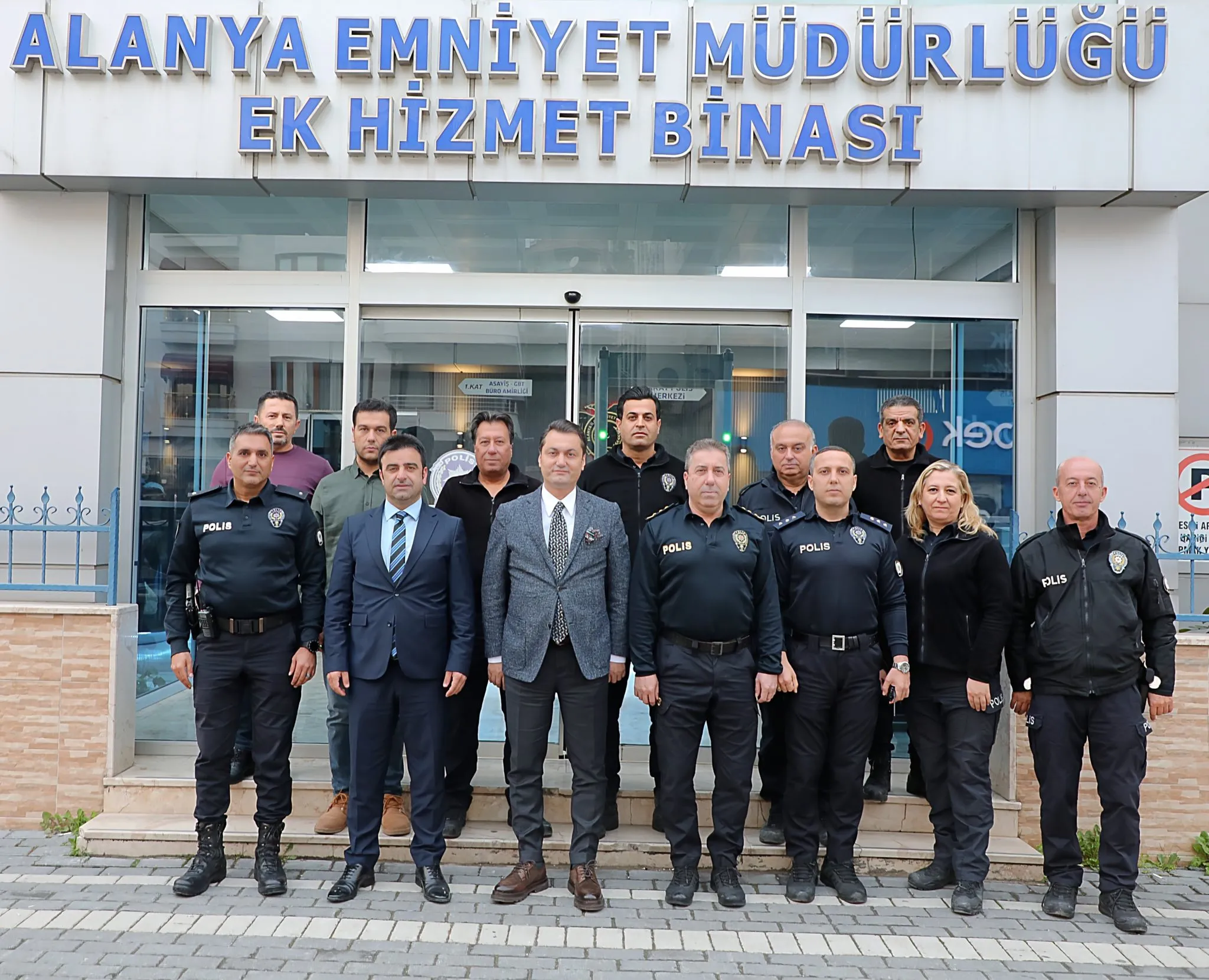 Kaymakam Öztürk polis merkezini ziyaret etti