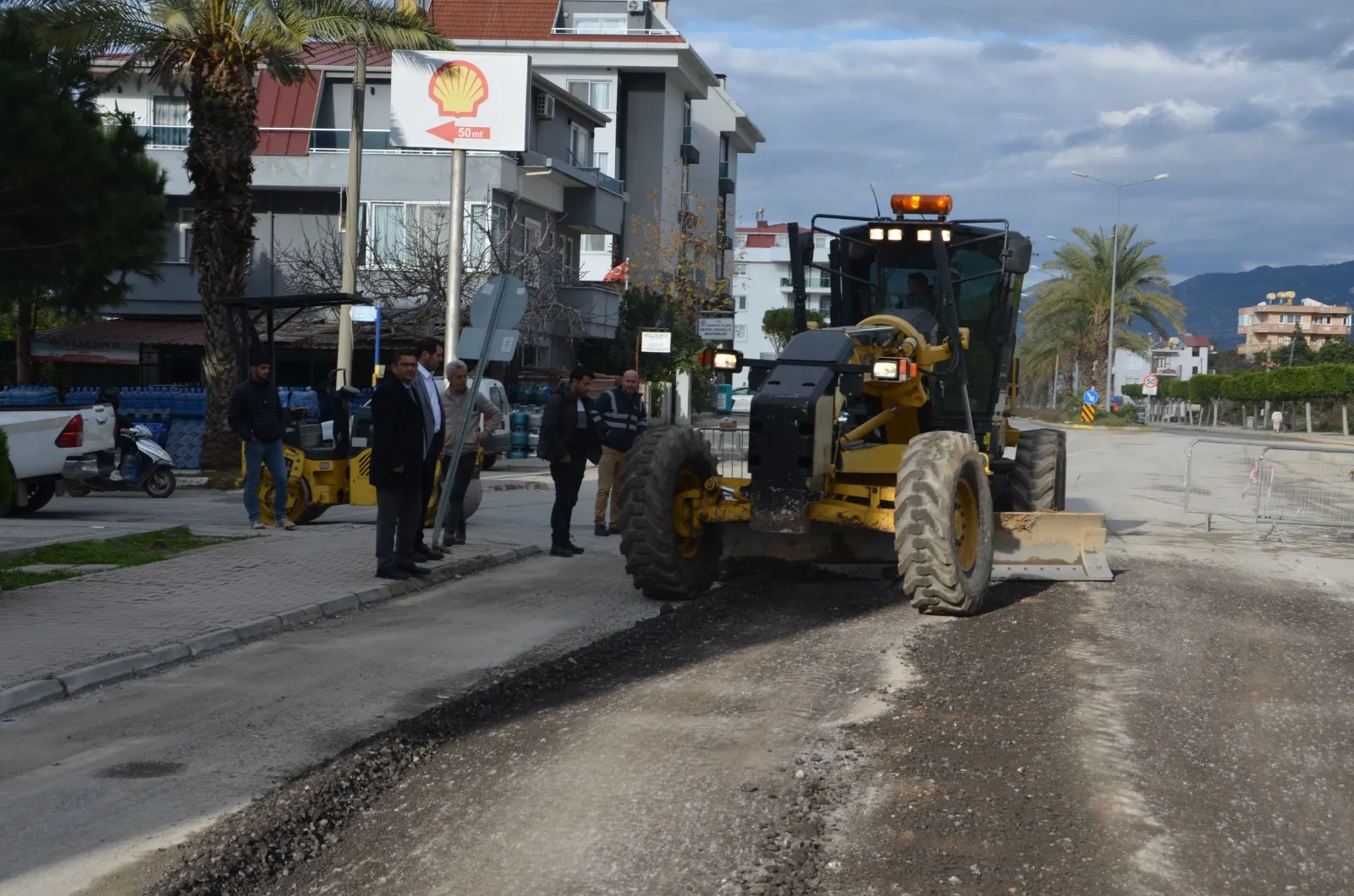 Büyükşehir’den Kestel yoluna bakım onarım