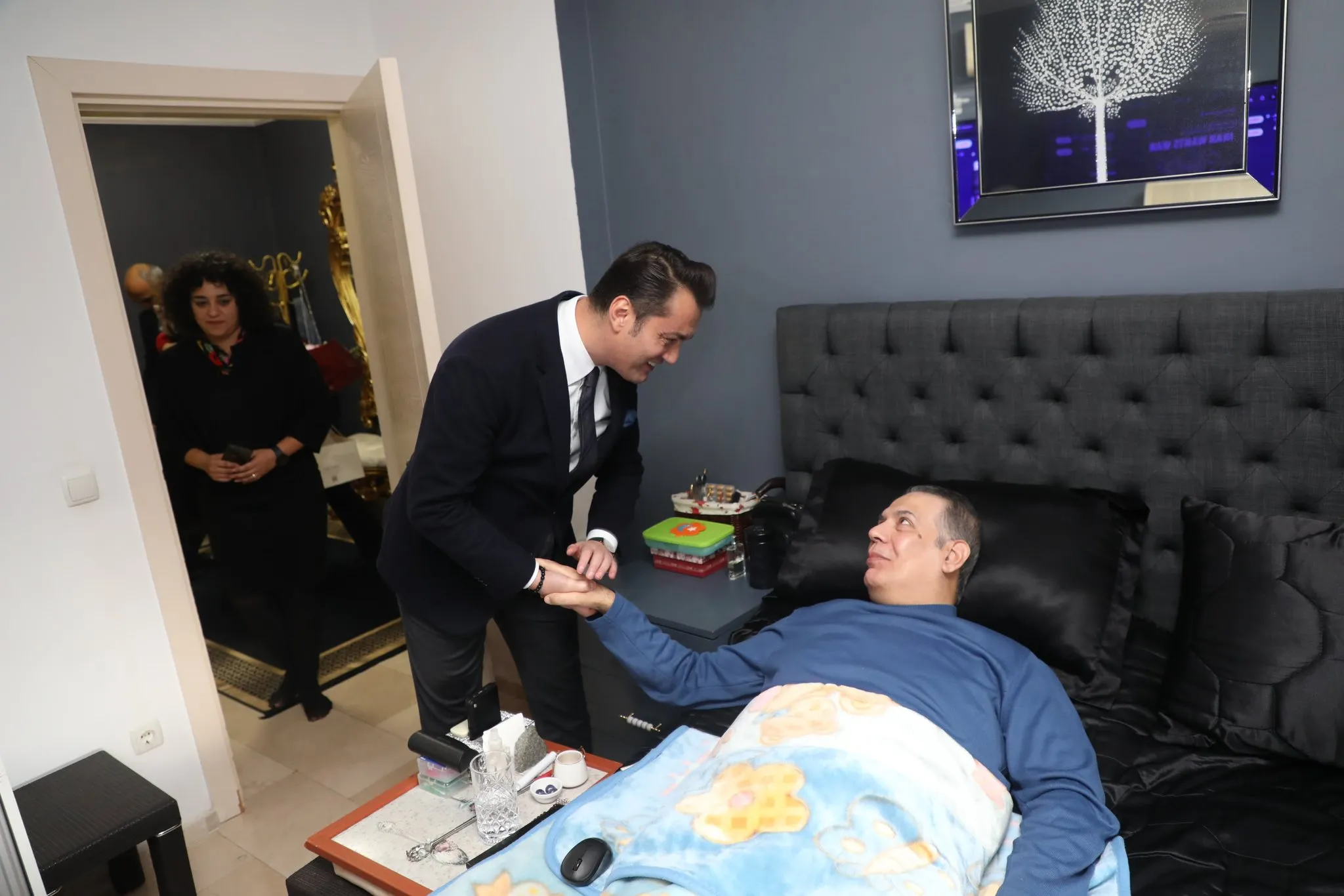 Kaymakam Öztürk'ten Kahraman Gazilerimize Ziyaret