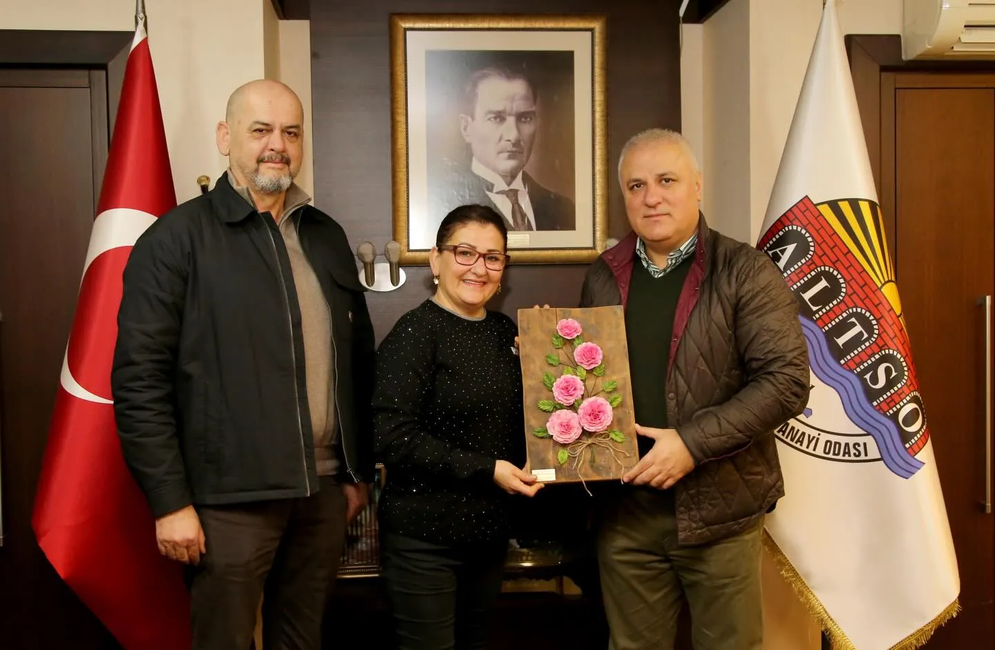 Keyaoğlu ve Karagöz'den Başkan Erdem'e Ziyaret