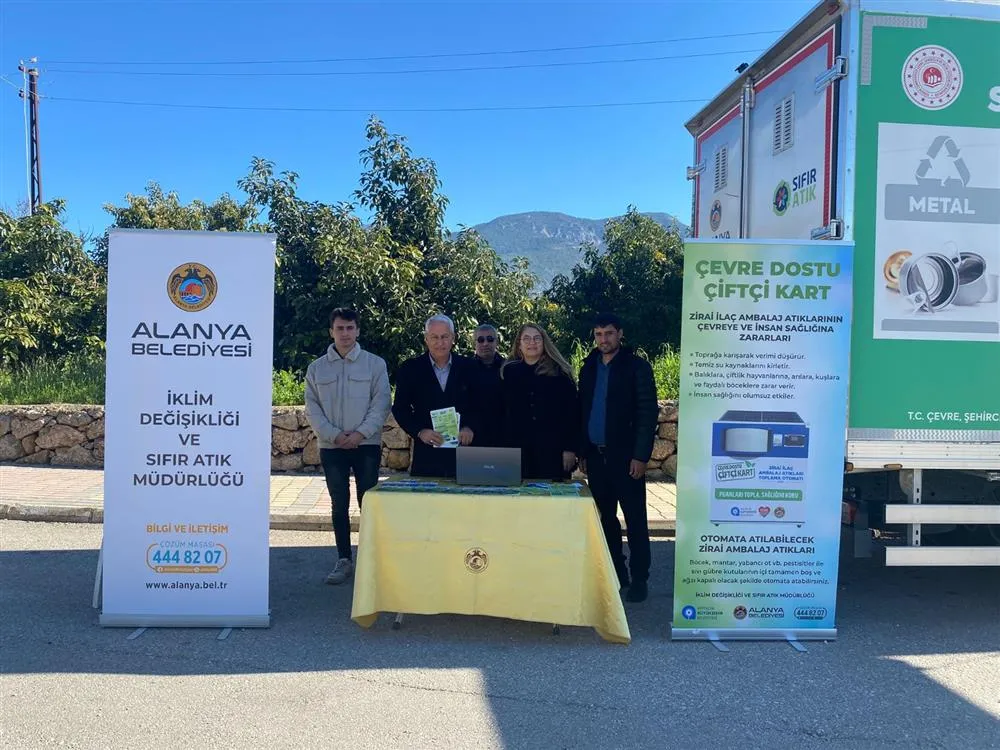 Alanya'da semt pazarlarında Sıfır Atık seferberliği