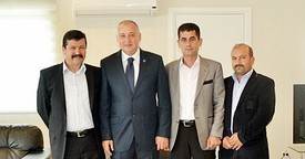 Alanya oda başkanları Sevimçok'u tebrik etti