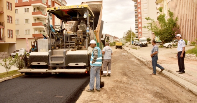 Kazılar bitti, sıra asfallta