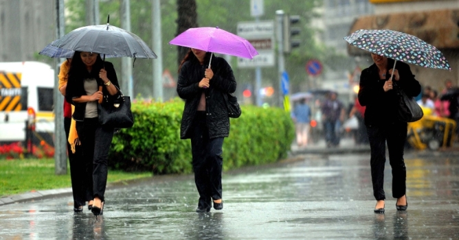 Meteoroloji den yağış uyarısı