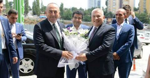 Şahin ve Bakan Çavuşoğlu Ankara'da buluştu