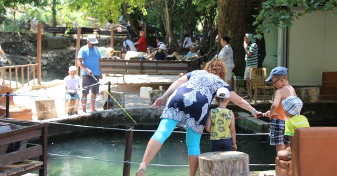 Tatilciler Ulupınar'a akın etti