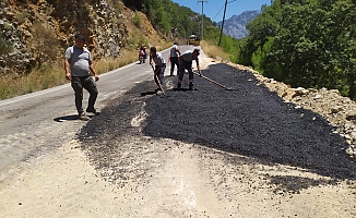 Antalya Büyükşehir Alanya kırsal yollarında çalışmalara devam ediyor