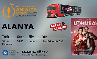 Altın Portakal Sinema Tırı Alanya'da!