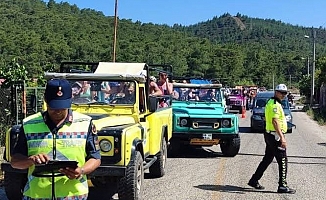 Alanya’da safari araçları denetlendi 