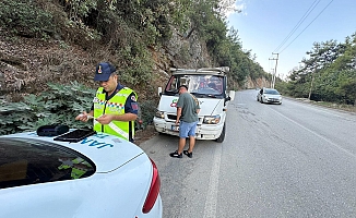 Jandarmadan yetersiz belgesi olan sürücülere ceza