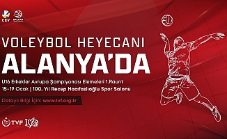 Alanya'da Voleybol Heyecanı Başlıyor