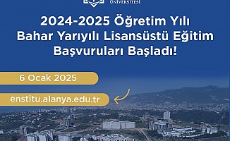 Alanya Keykubat Üniversitesi'nde Lisansüstü kayıtlar başladı