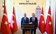 Bakan Uraloğlu'ndan Antalya Valiliğine ziyaret