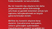 Başkan Özçelik'ten bebeklerin yaşam hakkını dair açıklama