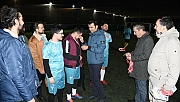 Sağlık çalışanları futbol turnuvasında bir araya geldi