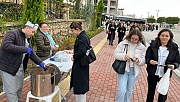 Antalya Büyükşehir'den Alkü’lü öğrencilere çorba ikramı